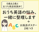 おうち英語の悩み、一緒に整理します 親子で無理なく楽しく続くおうち英語へ！お風呂ポスター2枚つき イメージ1