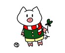 ほんわかゆる〜いシンプルイラスト描きます 白黒線画が得意です。アニメの様なカラフルな色合いも得意です。 イメージ10