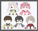 商用込み★個性的ぬいぐるみ風お座りイラスト描きます アイコン、Vtuberなど、お好みに合わせていかがですか！ イメージ3