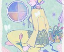 一枚絵描かせていただきます 物語のある、可愛い女の子を描きます。 イメージ1