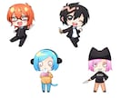 先着10名お試し価格！ミニキャラお描きします あなたのキャラを可愛くデフォルメ化してみませんか！？ イメージ3