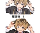 アニメ塗りのシンプルなイラスト作成します SNS用アイコン、サムネイル、グッズなどに！！ イメージ3
