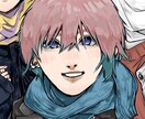 SNSのアイコンに使用できる似顔絵イラスト描きます SNSでの活動で顔出しNGな方、自分だけのアイコンが欲しい方 イメージ1