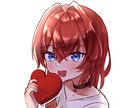 動画やアイコンなどに使えるイラストを描きます かわいい女の子のイラストを描きます イメージ2