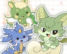 可愛いモンスターや動物のイラストを作成します デフォルメされたマスコットキャラクター作成におすすめ！ イメージ10