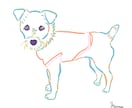あなたにとって大切な我が子を描きます 愛犬をカラフルでお洒落にイラスト化したいあなたへ イメージ5