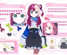 かわいい女の子やダークなイラストお描きします 短納品でイラストお描きします!なんでもご依頼くださいませ! イメージ3