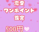 恋愛ワンポイント鑑定♡ルノルマンでお届けします 24時間以内にお届けスピード鑑定 イメージ1