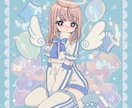 ゆるポップな女の子・男の子のイラストを作成します 女の子や男の子・ペットなど。イラスト全般お任せください！ イメージ6