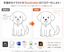 あなたのデータをai（イラストレーター）にします Word・PDF・画像をIllustratorデータ化します イメージ2