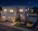 住宅の外観・外構パースを作成します 建物の価値を上げる外観デザインは私に任せてください！！ イメージ3