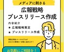 広報戦略策定からプレスリリース作成をサポートします 「メディアが食いつく」企画とメッセージを提案します イメージ1