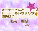 ドール・ぬいさんとの関係深掘りします ドールさんとオーナーさんの関係を深掘りします！ イメージ1