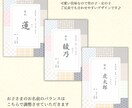 パステルカラーの和柄・可愛い命名書作成＆郵送します インテリアや出産祝い、ギフト、お七夜にもおすすめ！ イメージ6