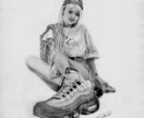リアル鉛筆画で丁寧に似顔絵を描きます 頂いた写真からリアルに美しく描写 イメージ4
