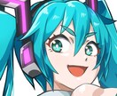 カッコいい！可愛い！アイコン作成します アニメ風、デフォルメキャラアイコンはお任せください！ イメージ1