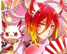 アイコンイラスト描かせていただきます 丸背景も可！オリキャラ・擬人化・デフォルメ幅広く対応！ イメージ1
