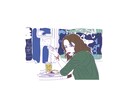 書籍イラスト、雑誌、パンフカットイラスト制作します 昭和のホンワカした癒されるイラスト描きます。 イメージ2