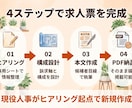 現役人事が求人票をゼロから新規作成します ヒアリングから候補者に刺さる求人票を新規作成します イメージ2