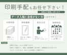 印刷納品◎:目的を明確にチラシを作成します データ納品/印刷納品◎:簡単に使えるデータで納品します イメージ3