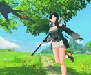 かわいいキャラクターモデリング（3D)作ります アニメ調かわいい女性キャラクターをあなたの一生に一度の思い出 イメージ1