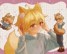 TRPG・動画・ゲームなどの立ち絵制作します アイコンから全身サイズまで人物イラスト制作します イメージ4