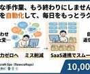 問い合わせ対応を自動化して工数を減らします 手作業・属人化・ツール乱立で業務が複雑になっている状態を整理 イメージ1