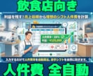 売上目標から利益を残す理想シフト人件費を計算します 入力するだけで人件費率を自動算出。赤字シフトを未然に防ぎます イメージ1