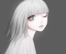 透明感があるイラストをえがいています 髪の毛の塗りにこだわっています イメージ5