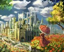 初回価格◆厚塗り系のイラストを製作します 観賞用、SNSのヘッダー、表紙、なんでも対応いたします イメージ5
