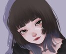 ダークでマットな世界観の素敵なイラスト描きます 他の人と一味も二味も違う素敵なアイコンでSNS映えさせよう！ イメージ3