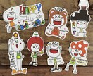 アナログペン画で温もりのある絵を描きます あなただけの個性あるオリジナルキャラクターが必要な方へ イメージ1