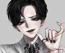 アイコン、一枚絵、立ち絵、お描きします ダウナーな雰囲気の厚塗りイラストが得意です イメージ5