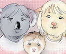 動物と掛け合わせた柔らかい雰囲気の似顔絵を描きます お好きな動物やお客様に合う動物で似顔絵を描きます！ イメージ3