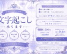 めんどくさい文字起こし代行します 先着5件まで！特別価格にてご対応させて頂きます！！ イメージ1