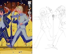デジタルイラスト色塗り・仕上げ代行します 色塗りが苦手な方・締め切りが迫る方へ イメージ4