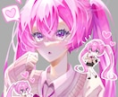 イラスト1枚絵制作出来ます 厚塗り感もありつつ丁寧な1枚イラストを制作できます イメージ1