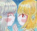 かわいいイラスト作ります ふわふわ、癒しの女の子たちを描きます！ イメージ3