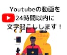 YouTubeの動画を最速で文字に起こします あなたはURLを送るだけ！24時間以内に文字起こしします！ イメージ1
