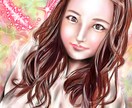 女性の似顔絵を美しく描きます 美女専門イラストレーターの描く似顔絵✨ イメージ3