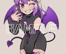 カラフルで目を引くイラスト描きます アイコン、立ち絵、サムネイルなどに！ イメージ8