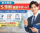 ES添削を通して内定に近づく就活サポートします 大手企業リクルーター経験者がES添削！ イメージ1