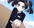 ご要望に合わせたイラストを描きます レトロアニメ調でご要望に沿ったイラストをお届けします！ イメージ4