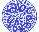 自分のイメージカラーをロゴマークにします 2色でも充分なインパクトを出せます イメージ1