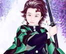 お子様にも人気★鬼滅の人気キャラクターに変身します ♪プレゼント♪アイコン♪待ち受け♪自分へのご褒美，等々に イメージ1