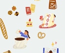 シンプル可愛いポップなカットイラストをお描きします 挿絵やカットイラスト・グッズなどをポップで魅力的にしたい方へ イメージ6
