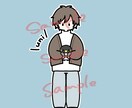ペットや好きなぬいぐるみ抱っこしたイラスト描きます デザイン丸投げ可能！プレゼント思い出の切り取りや記念としても イメージ6