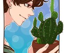 似顔絵やアイコンのイラスト描きます ！アイコンやポストカードにして思い出に残しませんか？ イメージ2