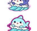 かわいいアニマルイラストを描きます アイコン、ロゴ、その他SNSでの使用などOK イメージ5