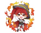 商用利用OK！かわいいミニキャライラストを描きます もちもちで柔らかく可愛いイラストを描きます！！ イメージ4